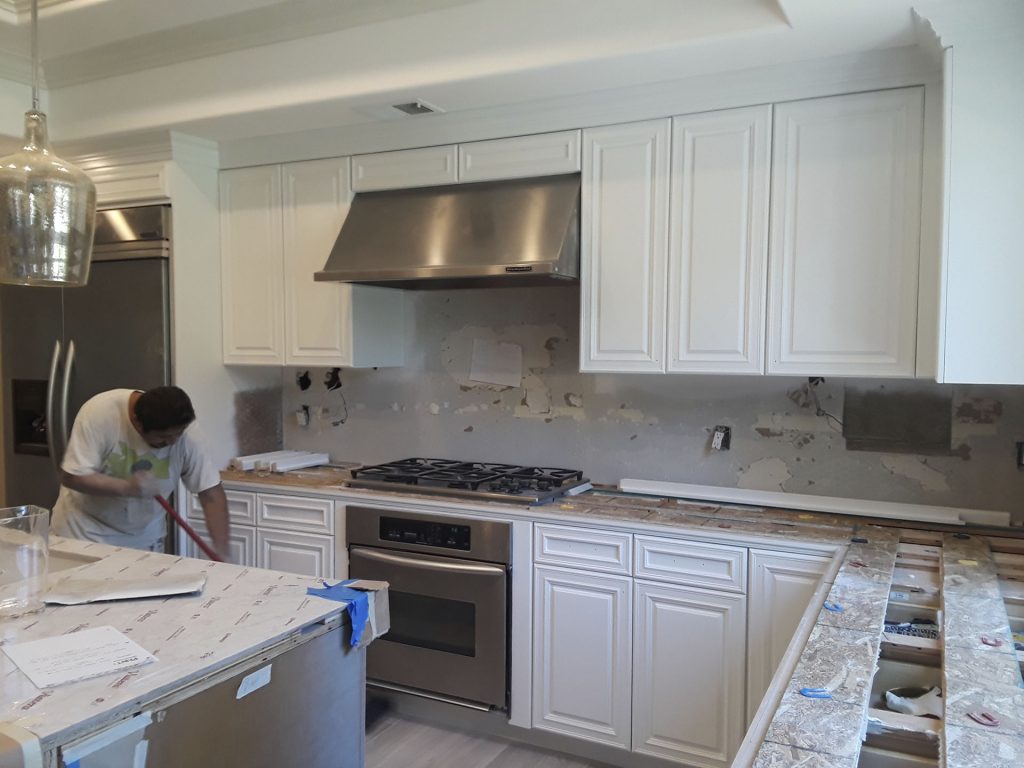 Amos Painting Kitchen Repaint
